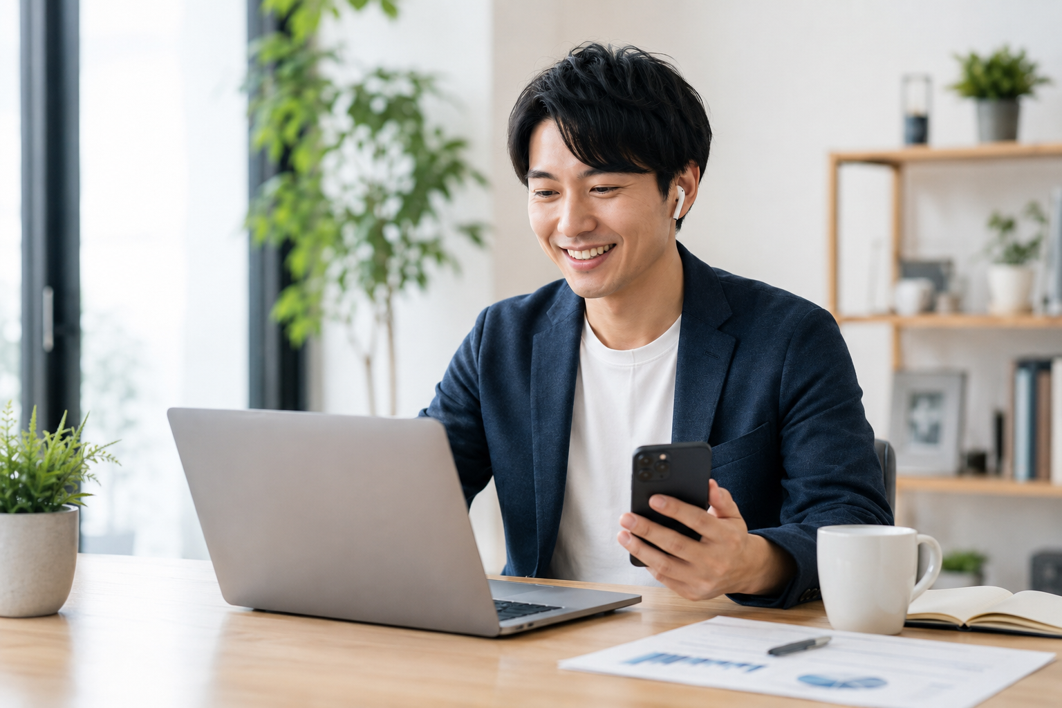 オンライン対応に慣れた若手事業主