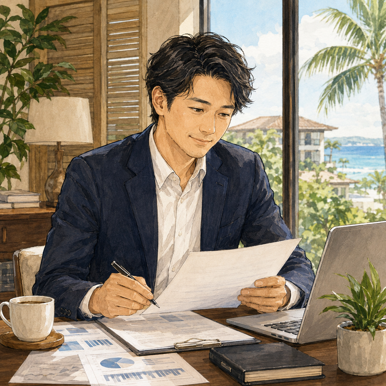 リゾート運営会社マネージャー・30代男性のお客様