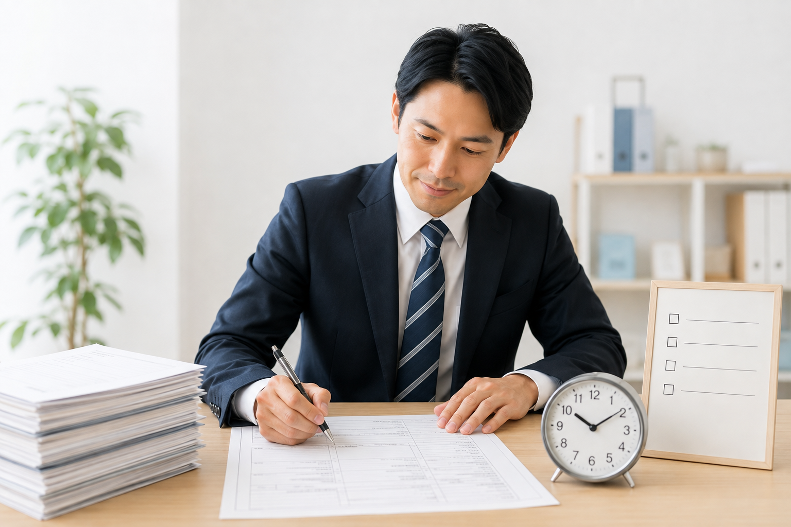 申告書類を迅速かつ正確に作成する税理士