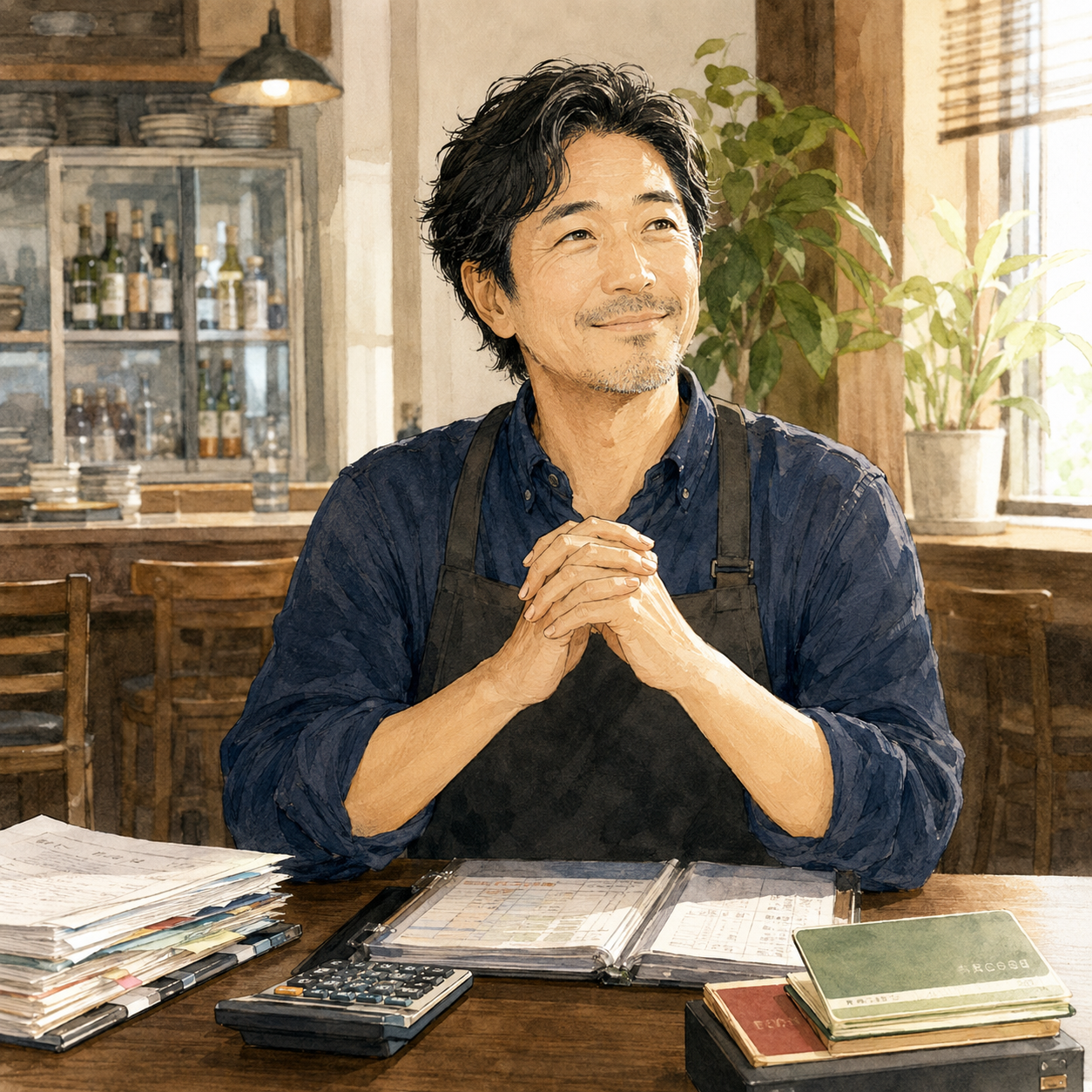 飲食店・40代男性のお客様