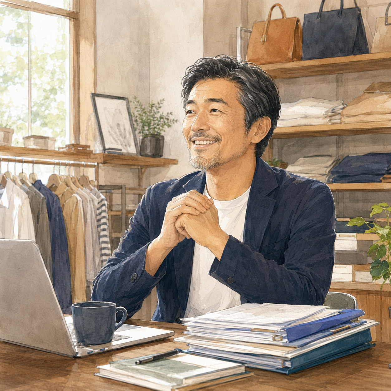 小売業・50代男性のお客様
