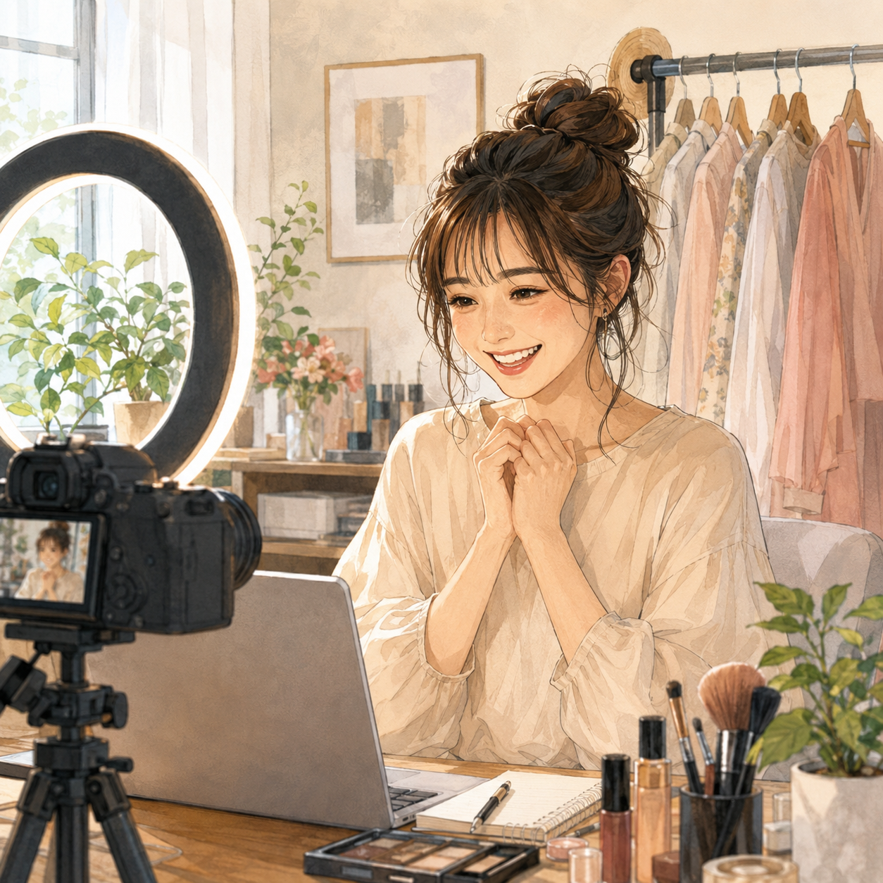 ユーチューバー・20代女性のお客様