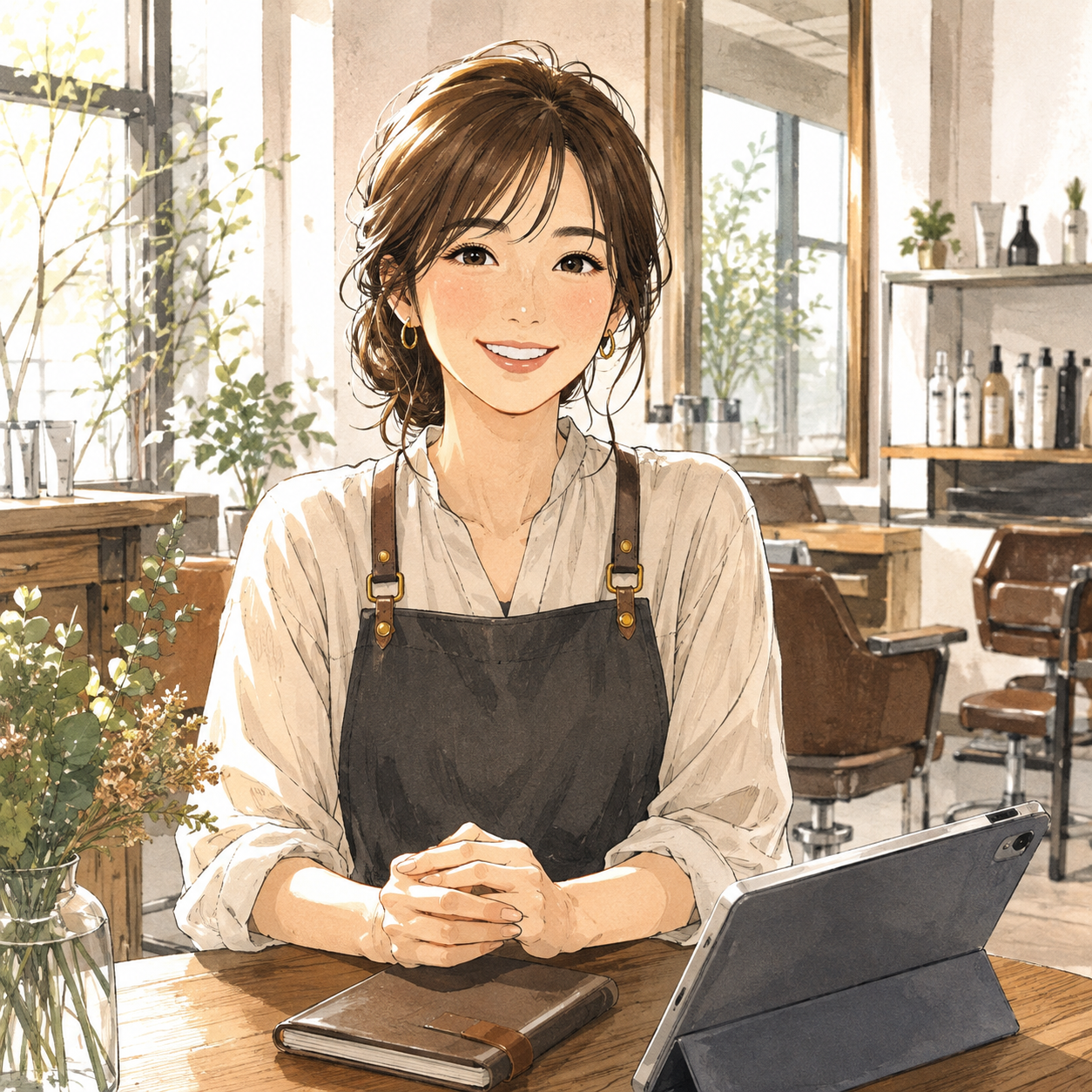 美容院経営・30代女性のお客様